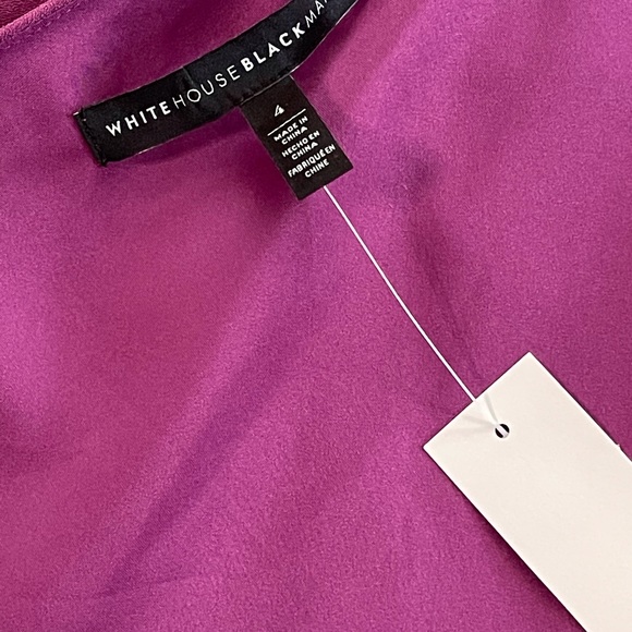 WHBM One-Shoulder Bodice Top - NWT size 4 - Picture 9 of 10